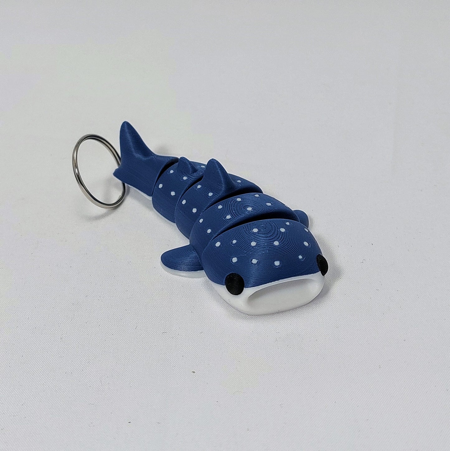 Whaleshark Keychain – Flexible, Colourful, Eco-Friendly Ocean Buddy (8cm)
