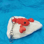 Lobster Keychain – Flexible, Colourful & Eco-Friendly Ocean Friend (6cm)