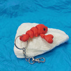 Lobster Keychain – Flexible, Colourful & Eco-Friendly Ocean Friend (6cm)