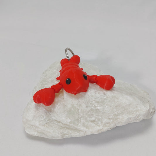 Lobster Keychain – Flexible, Colourful & Eco-Friendly Ocean Friend (6cm)