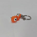 Goldfish Keychain – Colourful & Flexible 3D Printed Mini Fish (4cm)
