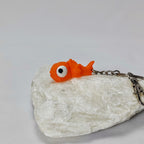 Goldfish Keychain – Colourful & Flexible 3D Printed Mini Fish (4cm)