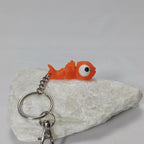 Goldfish Keychain – Colourful & Flexible 3D Printed Mini Fish (4cm)