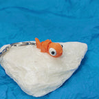 Goldfish Keychain – Colourful & Flexible 3D Printed Mini Fish (4cm)