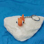 Goldfish Keychain – Colourful & Flexible 3D Printed Mini Fish (4cm)