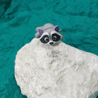 Raccoon Keychain – Colourful & Flexible 3D Printed Pocket Pal (8cm)