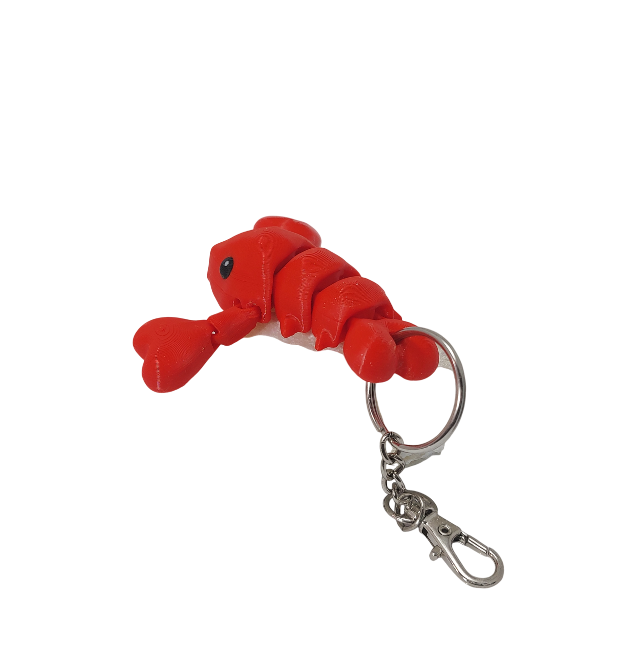 Flexible Lobster Keychain – Colourful Mini Ocean Toy (6cm)5