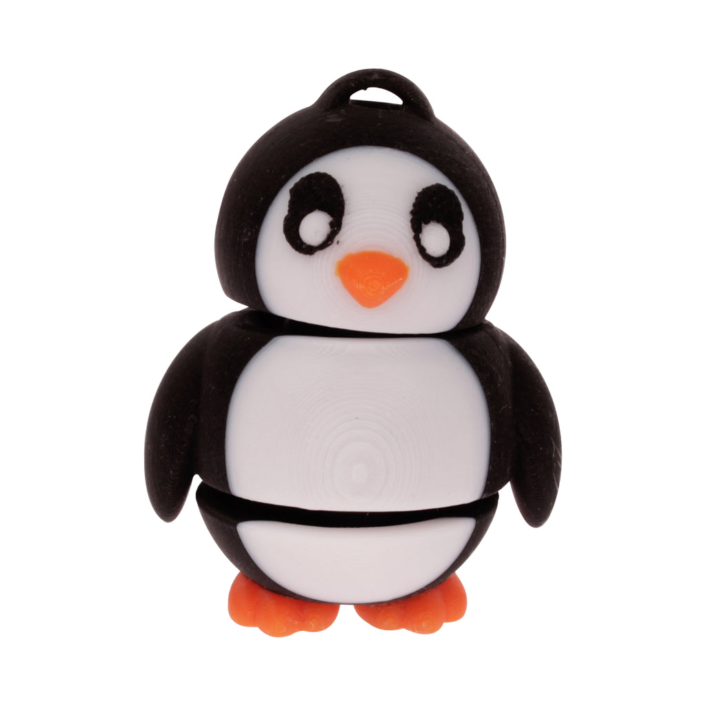 Flexible Keychain Penguin — Adorable, Sustainable, Collectable.