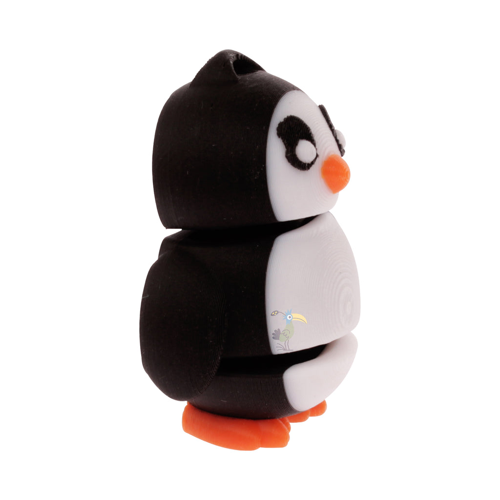 Flexible Penguin Keychain