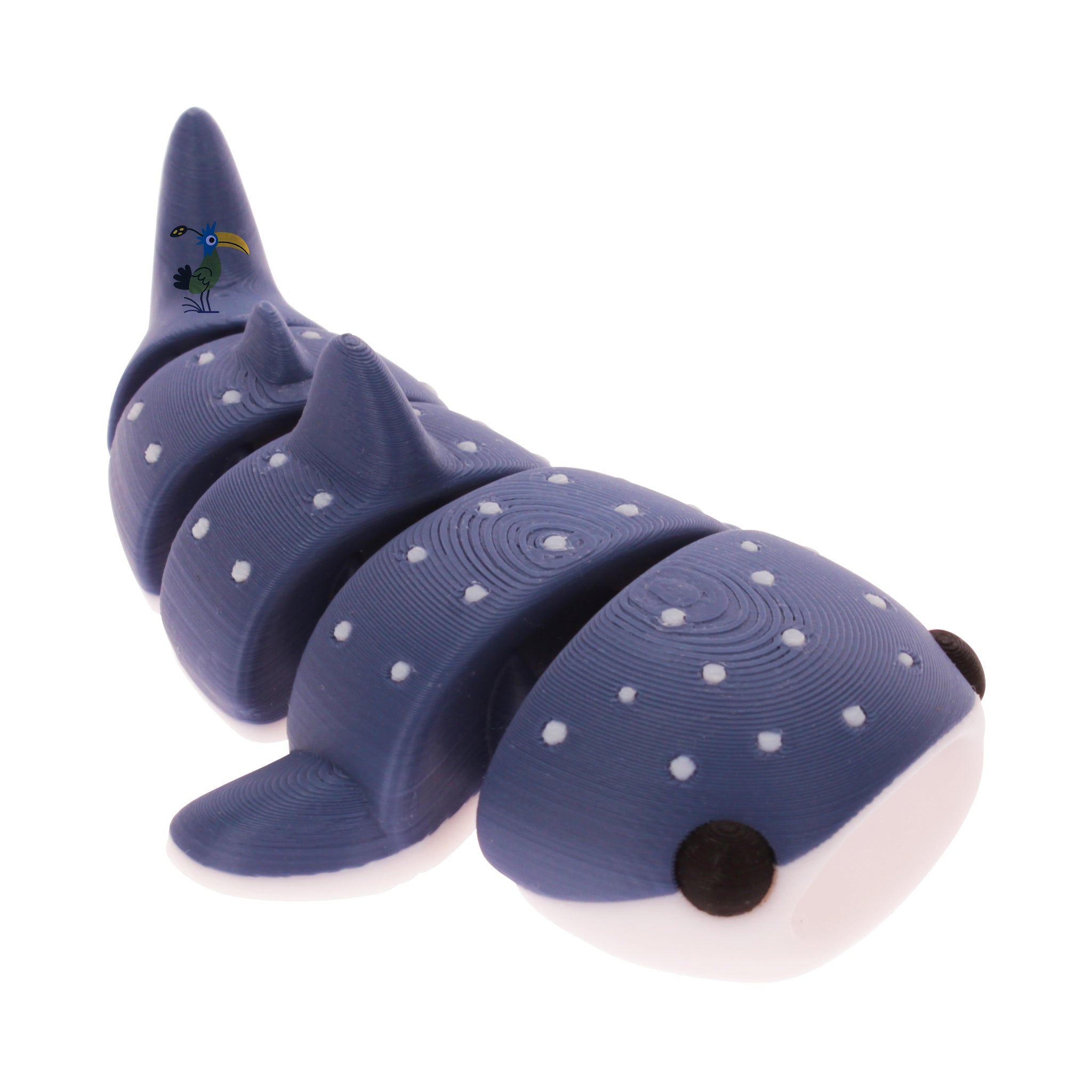 Flexible Whaleshark Keychain