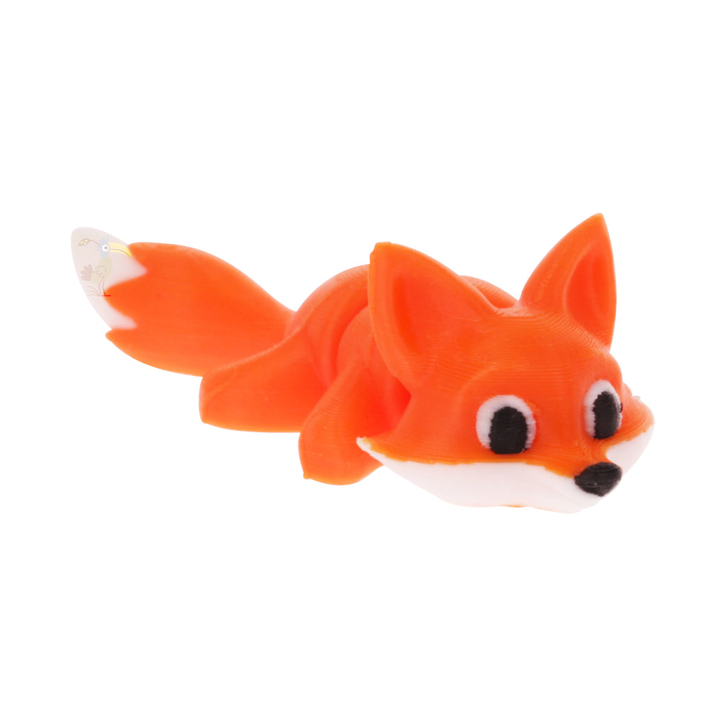 Flexible Fox Keychain