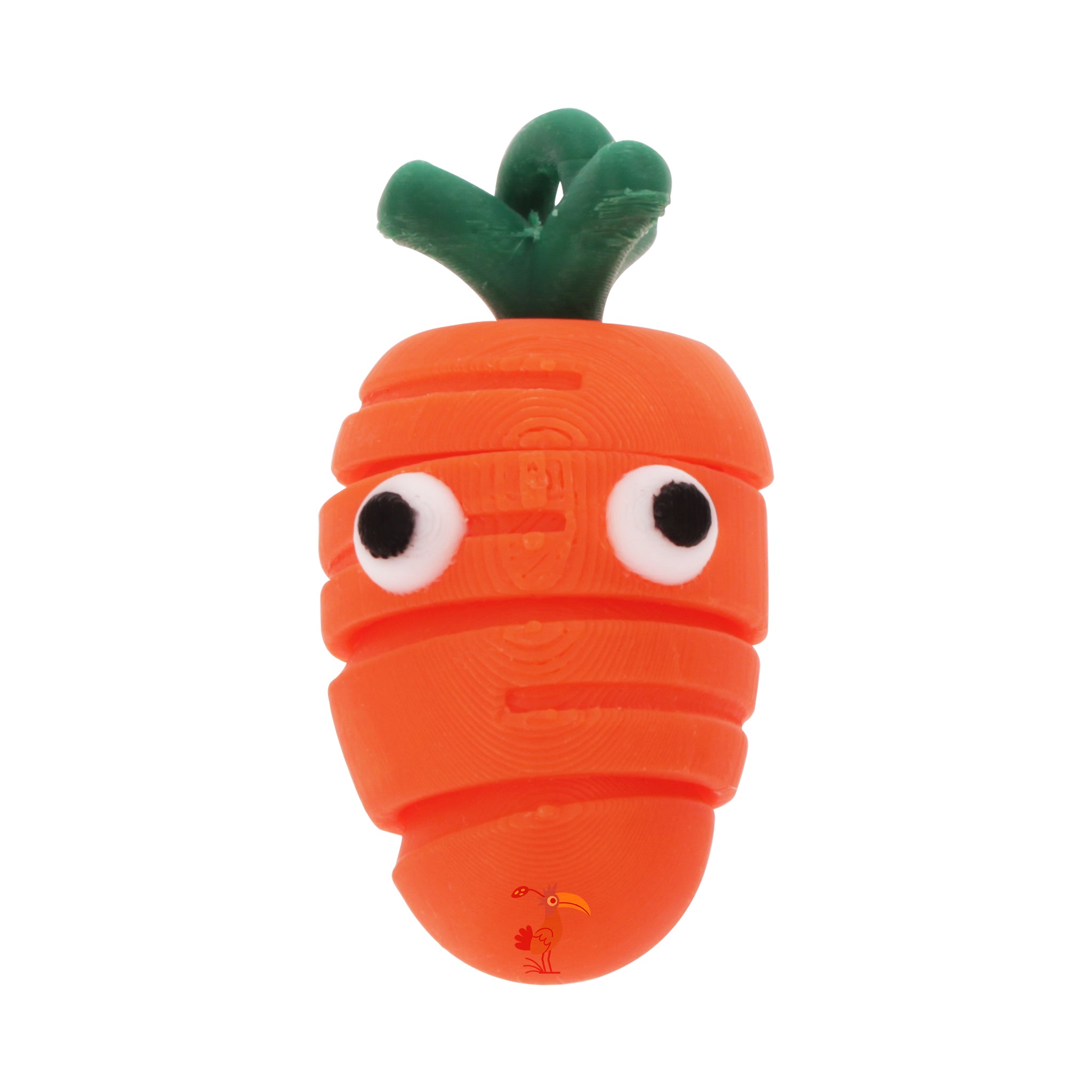 Flexible Carrot Keychain