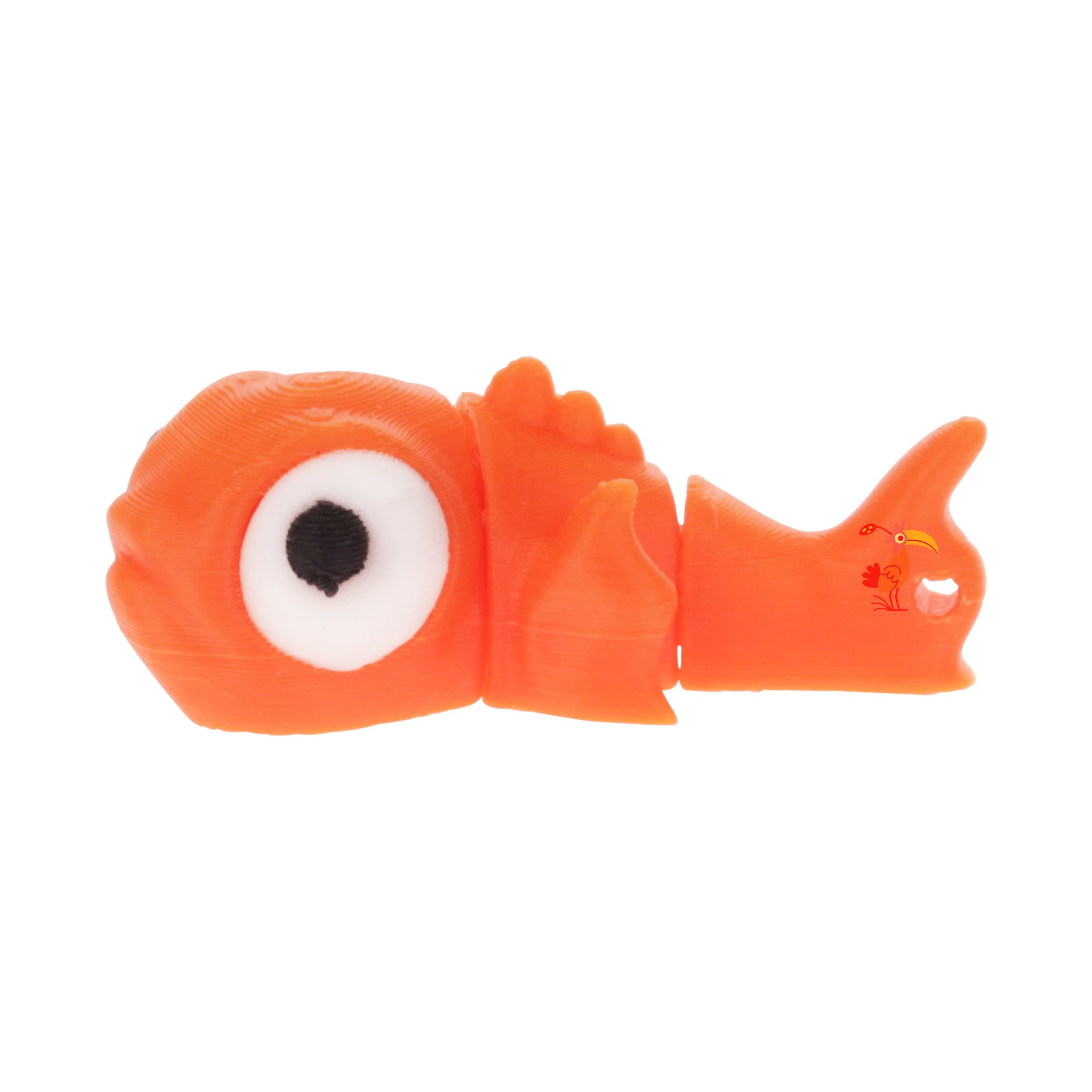 Flexible Goldfish Keychain
