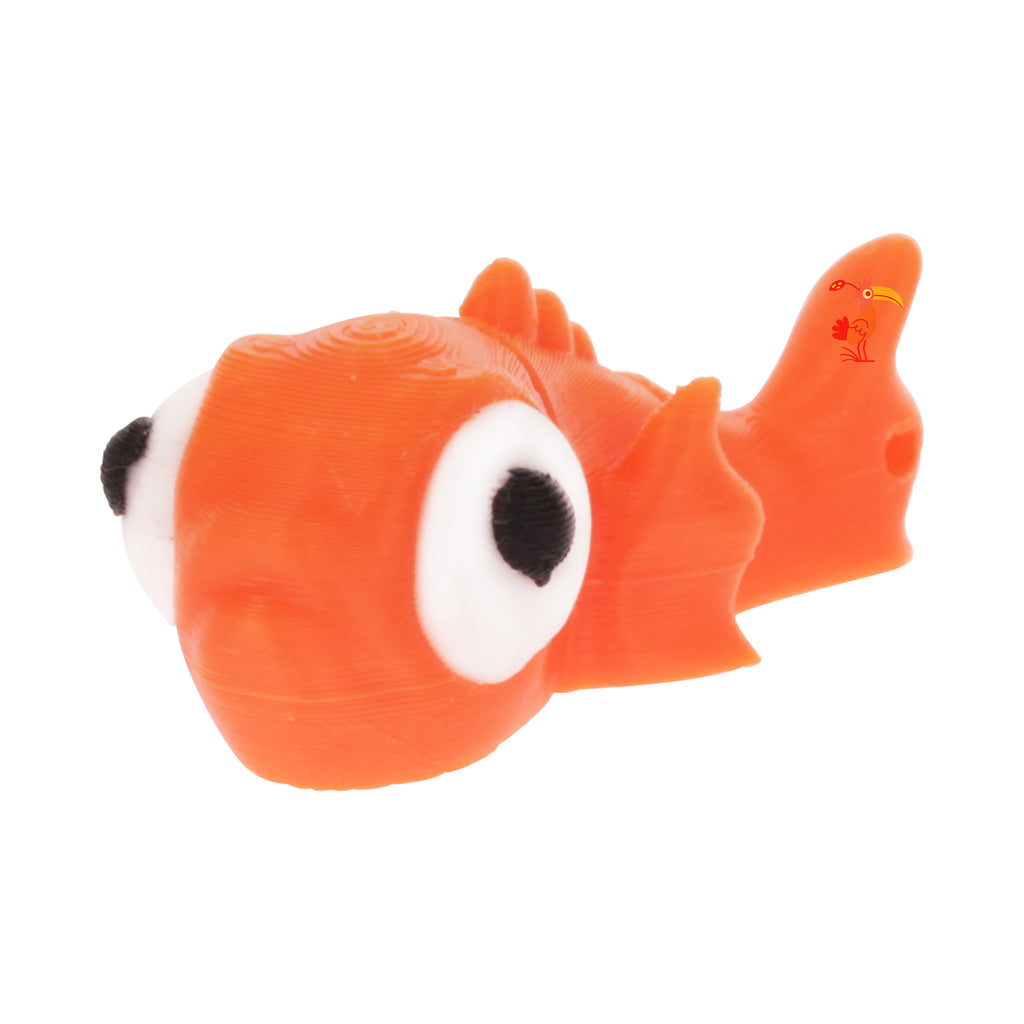 Flexibele goudvis sleutelhanger