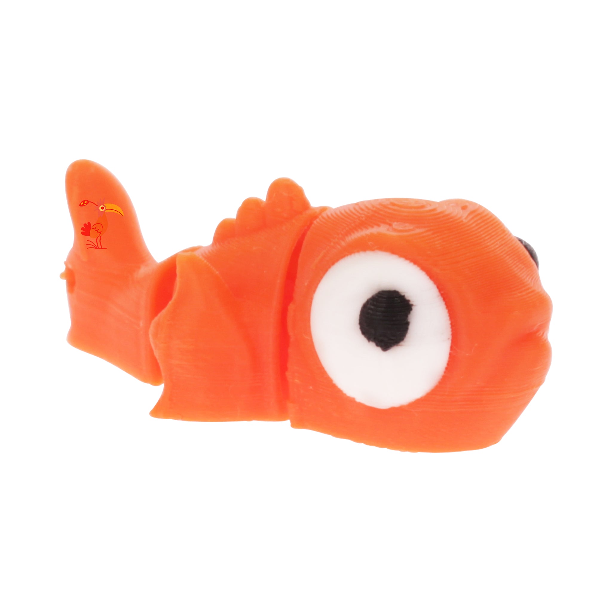 Flexible Goldfish Keychain
